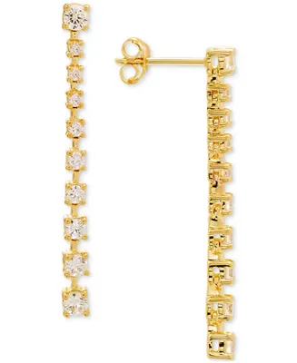 Diamond Graduated Linear Drop Earrings (1 ct. t.w.) in 14k Gold