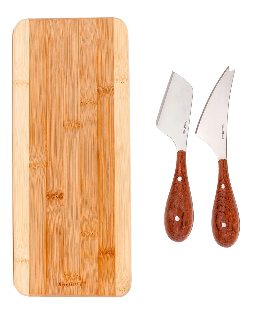 3-Piece 2-Tone Bamboo Cutting Board Set