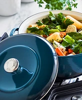 Merten & Storck Enameled Iron 7-Quart 1873 Dutch Oven