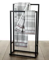 Skl Home Whistler Plaid Cotton 2 Piece Hand Towel Set