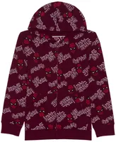 Hybrid Big Boys Spiderman Graphic Fleece Zip Up Sweater