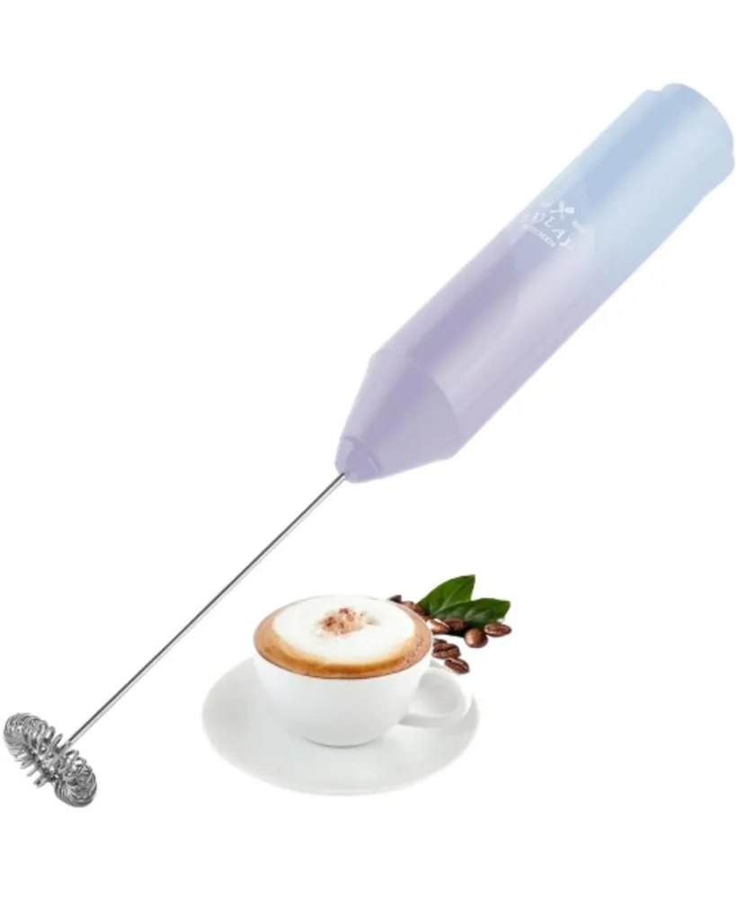 Zulay Kitchen Milk Boss Milk Frother With Stand Black - Macy's
