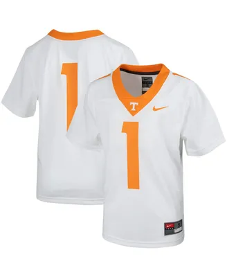 Big Boys Nike #1 White Tennessee Volunteers Untouchable Football Jersey