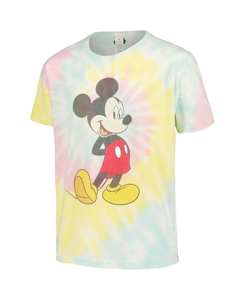 Big Boys and Girls Mad Engine Mickey Mouse Traditional Tie-Dye T-shirt