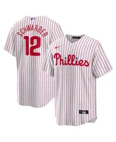 Men's Nike Kyle Schwarber White Philadelphia Phillies Replica Player Jersey