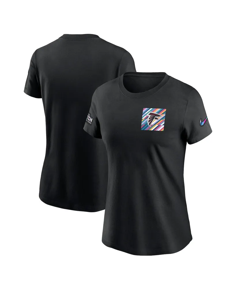 Women's Nike Black Atlanta Falcons 2023 Nfl Crucial Catch Sideline Tri-Blend T-shirt