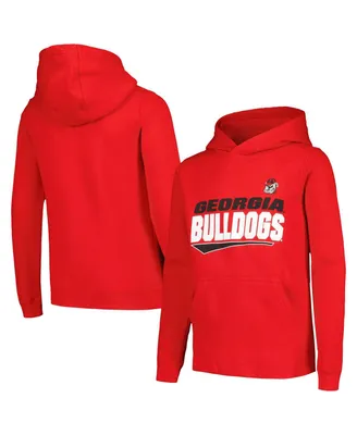 Big Boys Red Georgia Bulldogs Rep Mine Pullover Hoodie