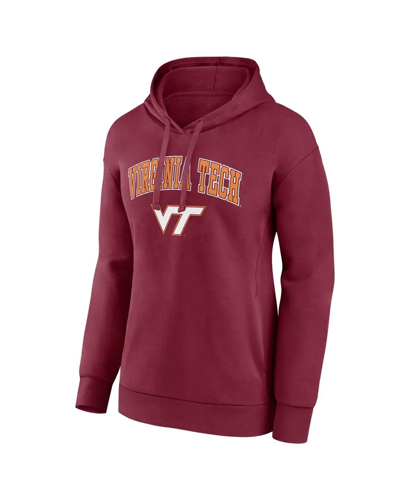 Women's Fanatics Maroon Virginia Tech Hokies Evergreen Campus Pullover Hoodie