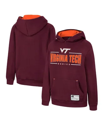 Big Boys Colosseum Maroon Virginia Tech Hokies Lead Guitarists Pullover Hoodie