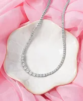 Wrapped in Love Diamond Graduated (1/2 c.t. t.w.) 17" Statement Necklace in Sterling Silver, Created for Macy's