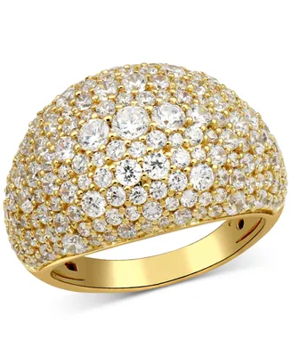 Diamond Pave Cluster Dome Ring (3 ct. t.w.) in 10k Gold