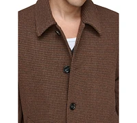 Marc New York Men's Rennel Houndstooth Single-Breasted Topcoat