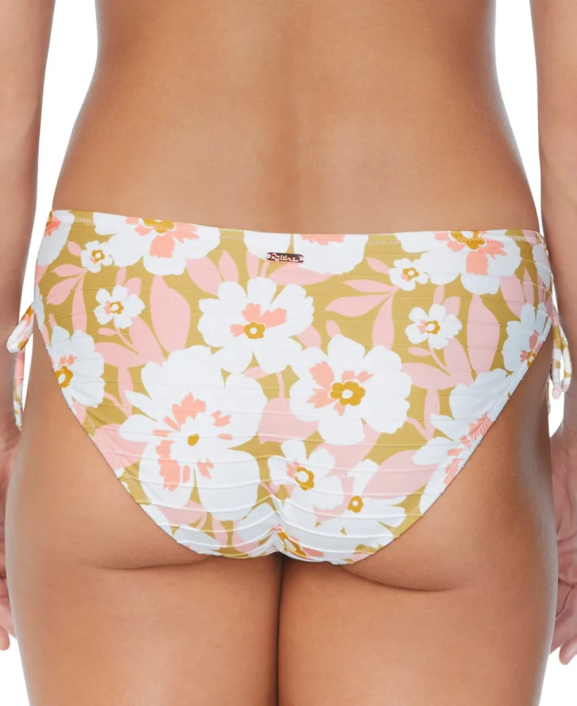 Raisins Juniors' Sweet Side Floral-Print Bikini Bottoms