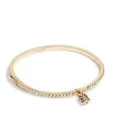 Coach Faux Stone Iconic Padlock Tennis Sculpted C Motif Bangle Bracelet