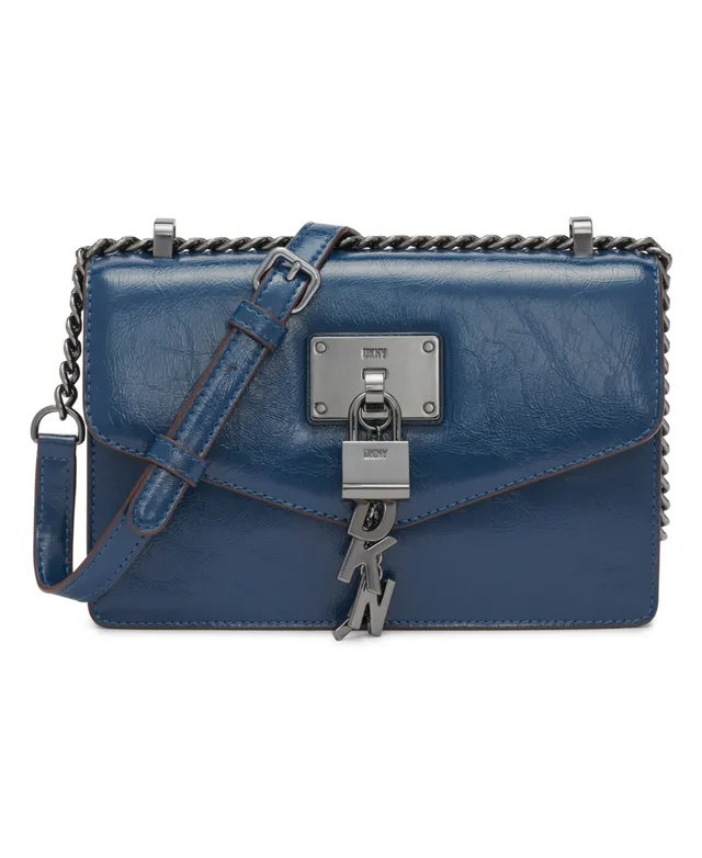 DKNY Elissa Large Leather Shoulder Flap - Macy's