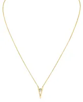 Sirena Diamond V 18" Pendant Necklace (1/6 ct. t.w.) in 14k Gold