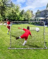 Net Playz Backyard Soccer Goal, Metal Soccer Goal, 6' x 4'