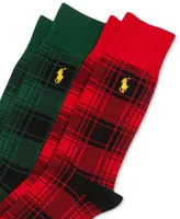 Polo Ralph Lauren Men's 2-Pk. Ombre Buffalo Slack Crew Socks