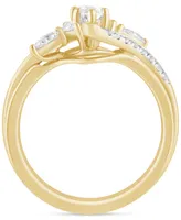 Diamond Marquise Swirl Bridal Set (1 ct. t.w.) in 14k Gold