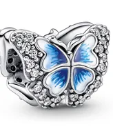 Pandora Cubic Zirconia Blue Butterfly Sparkling Charm