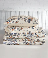 Lucky Brand Garden Bouquet Reversible Microfiber -Pc. Duvet Cover Set