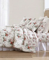 Laura Ashley Ashfield Flannel -Piece Comforter Set