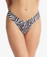 Hanky Panky Women's Printed Signature Lace Original Rise Thong