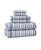 Cassadecor Urbane Stripe Cotton Bath Towel, 30" x 56"