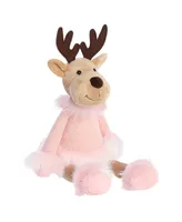 Aurora Large Winter Cozies Dahlia The Cookie Doe Holiday Festive Plush Toy Pink 15"