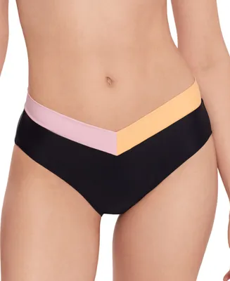 Salt + Cove Juniors' Color Blocked Bikini Bottoms, Created for Macy's