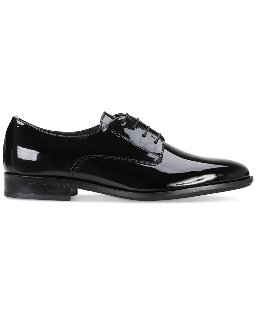 Boss Men's Colby Derby Patent Leather Dress Shoes