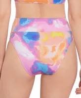 Salt + Cove Juniors' Tie-Dyed Bikini Bottoms, Created for Macy's