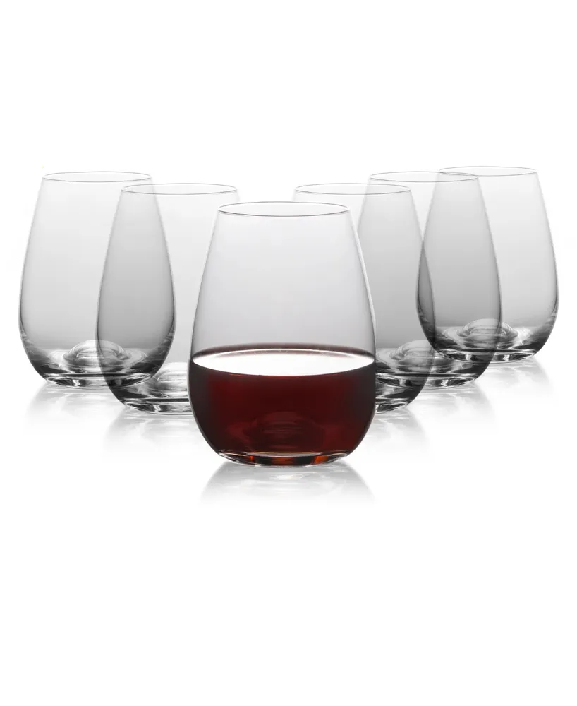 Table 12 15.5-Ounce Stemless Wine Glasses, Set of 6