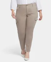 Nydj Plus Sheri Slim Cargo Jeans