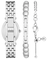 Anne Klein Women's Quartz Silver-Tone Alloy Watch Set, 22mm