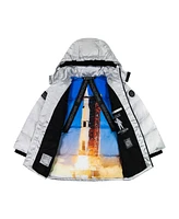 Space One Toddler Boys Galactic Puffer Jacket