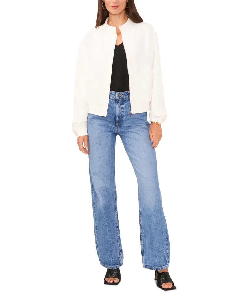 Vince Camuto Women's Stand Collar Bomber Jacket