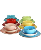 Elama Sebastian 18 Pc. Dinnerware Set, Service for 6