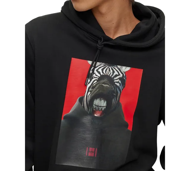 HUGO HUGO Debras Mens Pullover Graphic Hoodie