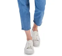 Dollhouse Juniors' Rhinestone Straight-Leg Ankle Jeans