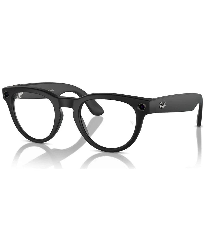 Ray-Ban Unisex Ray-Ban Meta Headliner Smart Glasses, Transition RW4009