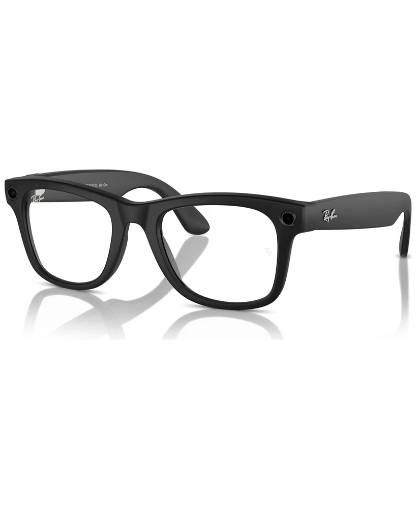Ray-Ban Unisex Ray-Ban Meta Wayfarer Smart Glasses, Transition RW4006