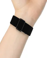 iTouch Unisex Air 4 Black Braided Loop Silicone Strap