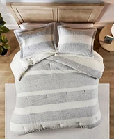 Madison Park Hollis Sherpa 3-Piece Comforter Set, King/California King