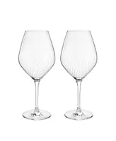 Rosendahl Holmegaard Cabernet Lines 23.3 oz Burgundy Glasses, Set of 2
