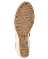Easy Street Women's Pari Slip-On Espadrille Wedges Sandals