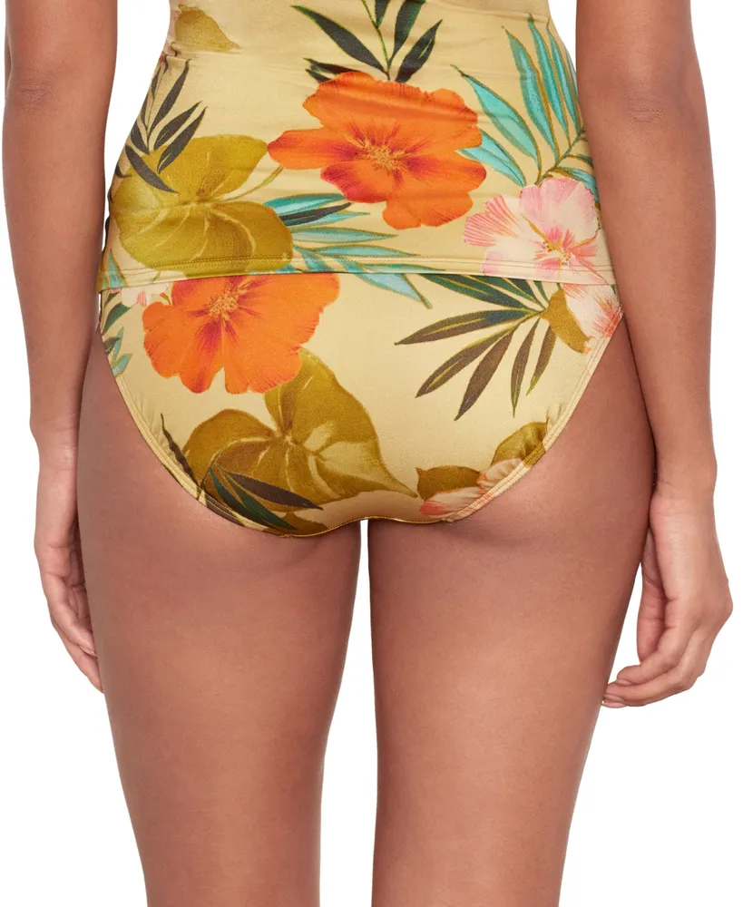 Lauren Ralph Women's Printed Hipster Bikini Bottoms