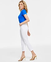 I.n.c. International Concepts Women's High Rise Crop Flare Jeans, Created for Macy's