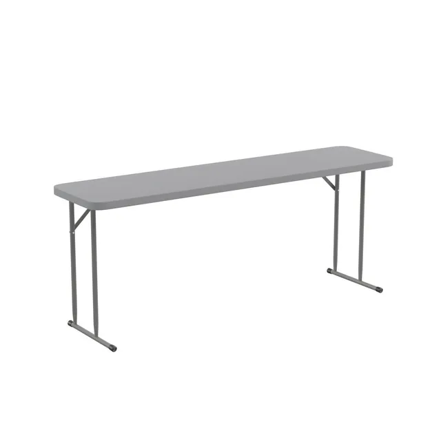 Sugift 71'' Plastic Rectangular Folding Table