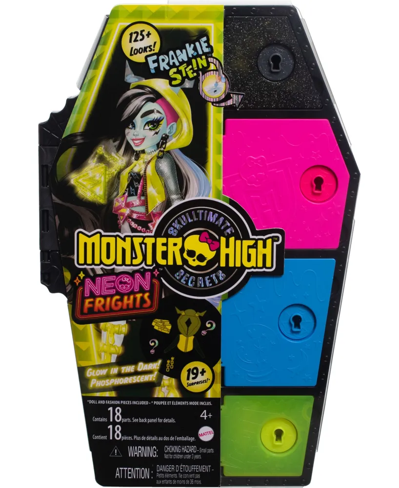 Monster High Doll, Frankie Stein, Skulltimate Secrets - Neon Frights - Multi